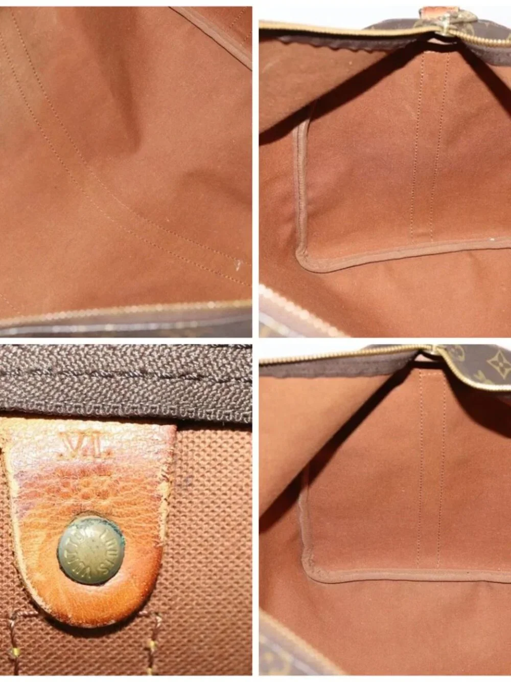 LOUIS VUITTON Monogram Keepall Bandouliere 50 Boston Bag M41416 LV Auth 174446
